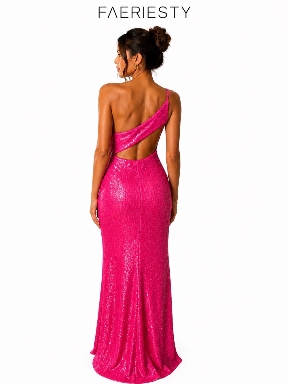 ✨ FAERIESTY Pink Sequin Dress – Size XL ✨